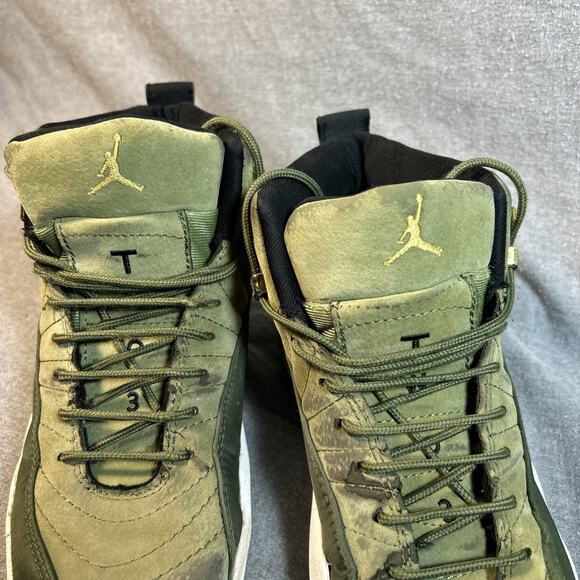Nike Air Jordan 12 Retro CP3 Class of 2003 Olive Green Men’s Size 7 130690-301 - Picture 2 of 13